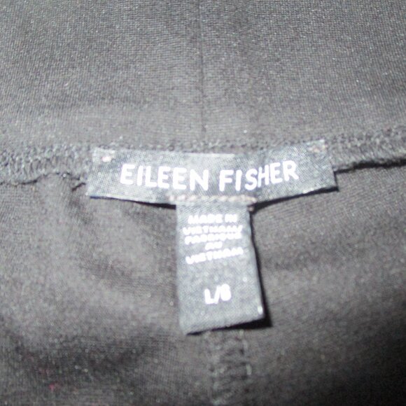 Eileen Fisher Black tencel nylon blend pull on ankle - Picture 2 of 2